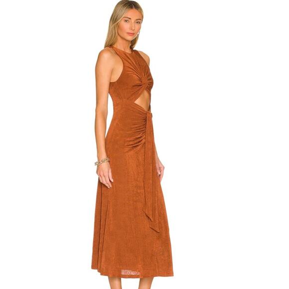 MISHA Thalia Dress in Terracotta NWT Size 0 U.S. - Picture 2 of 3